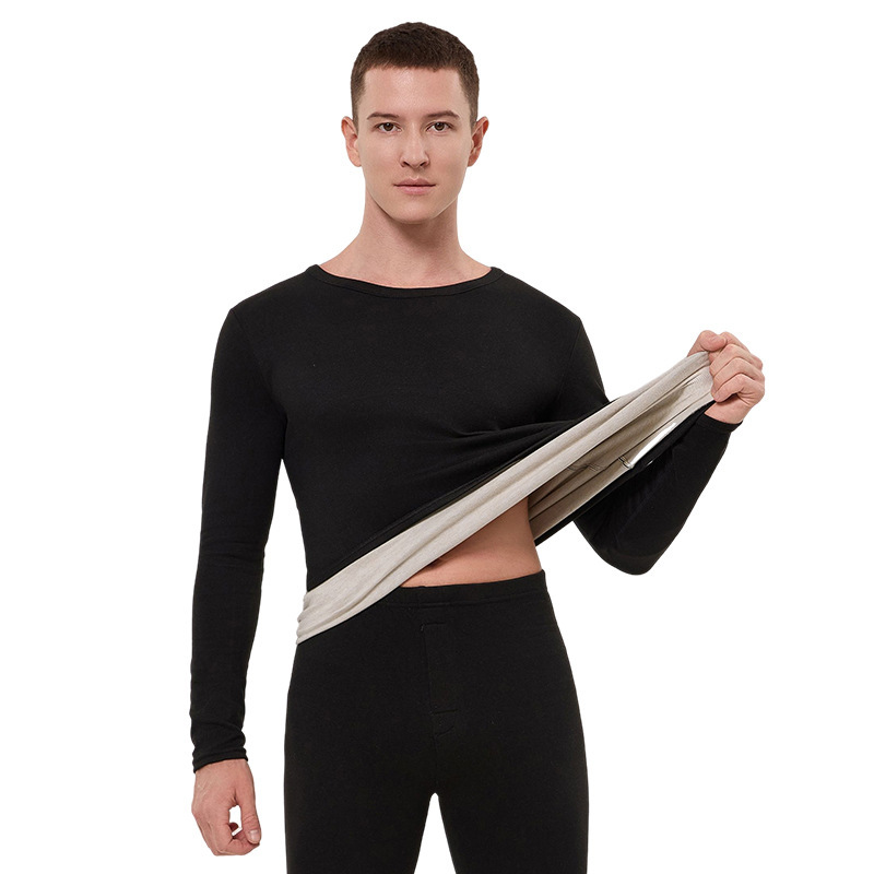 Men's Thermal Set, Cashmere-Silk Blend, warming