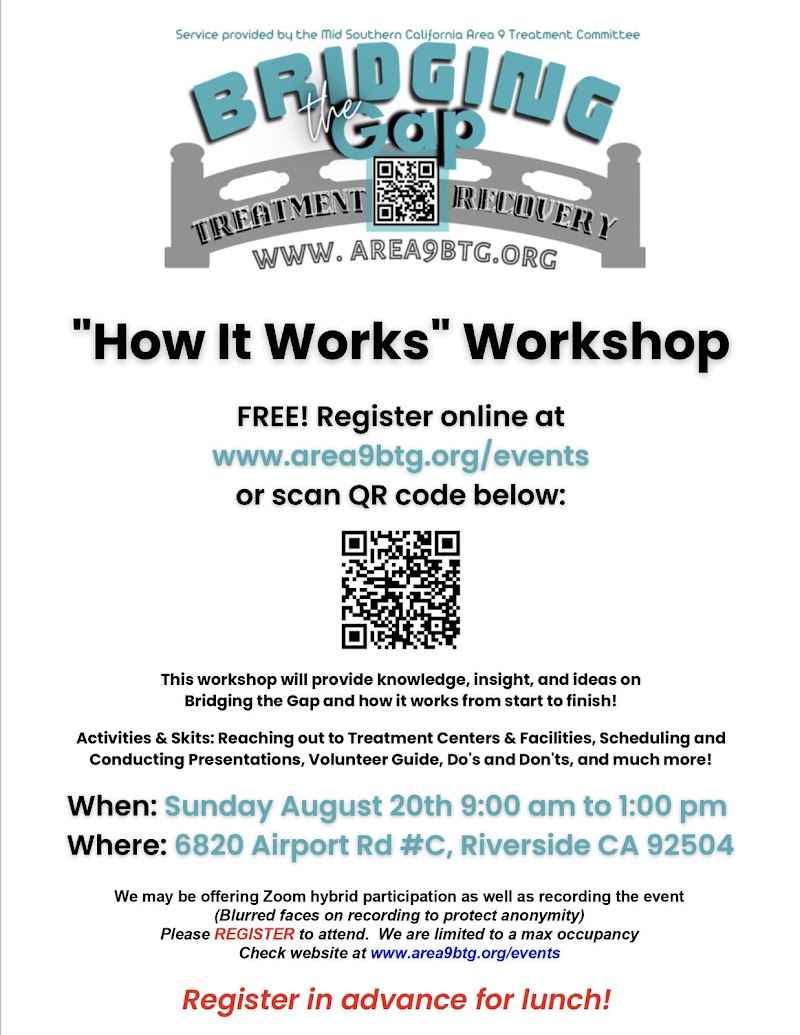 Flyer: “How It Works” Workshop – Bridging the Gap