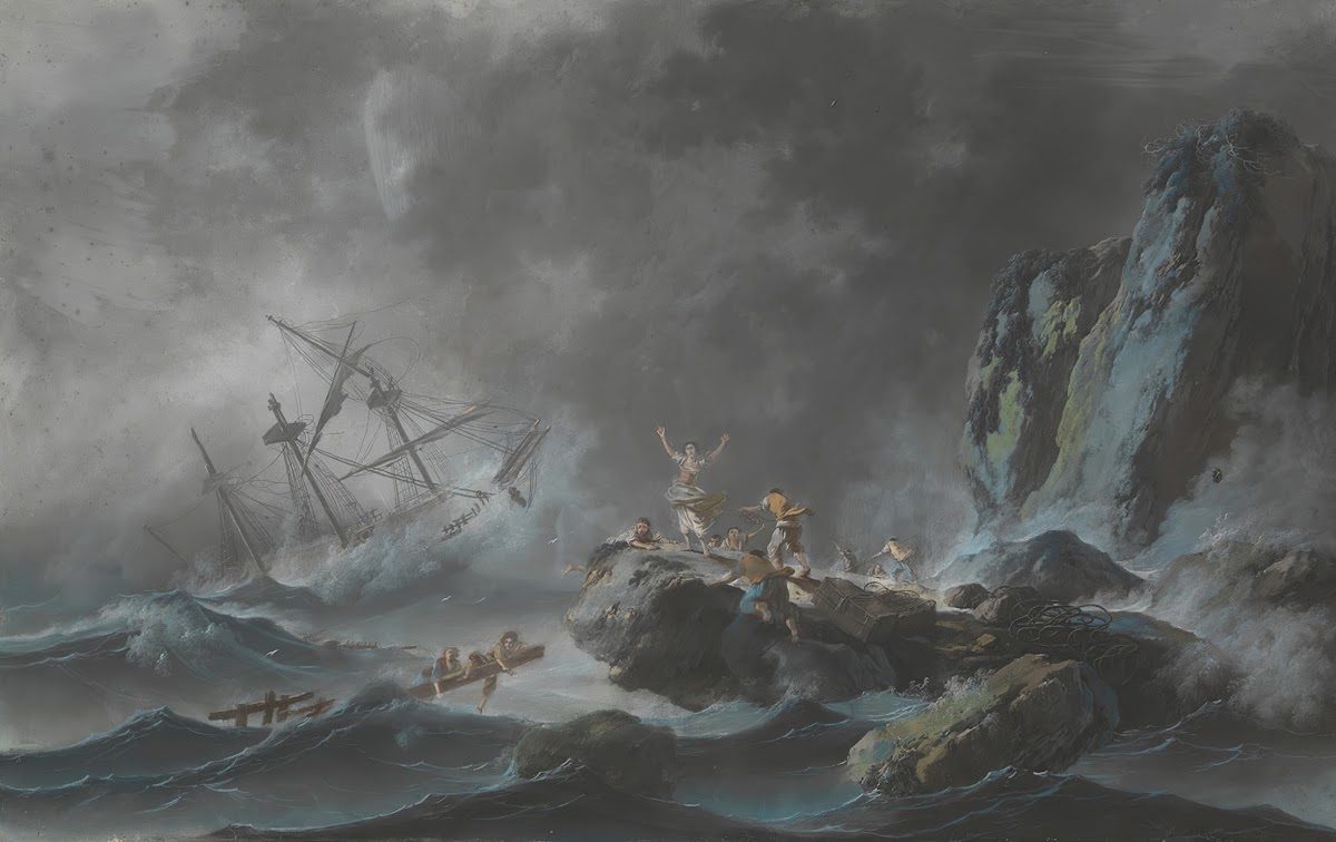 A Shipwreck in a Storm 1782