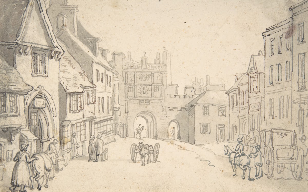 City View with Medieval Gate perhaps York 17751827