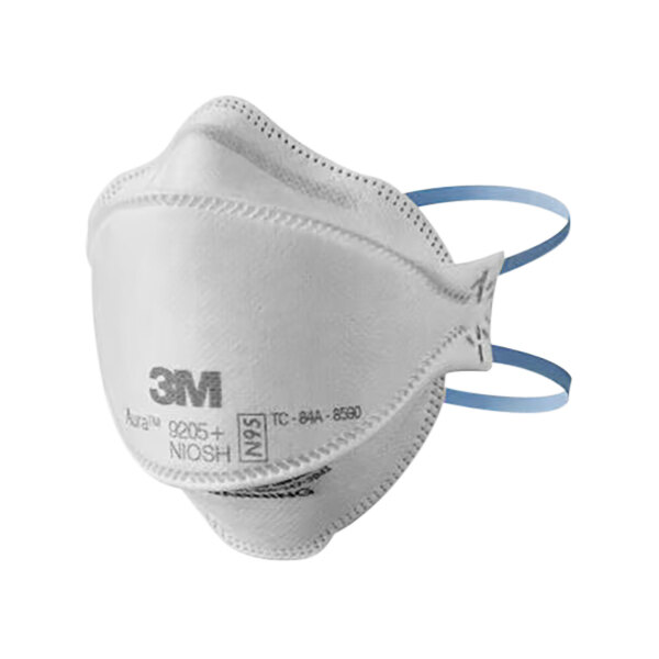 3M Aura 9205+ N95 Particulate Respirator, 10-Pack