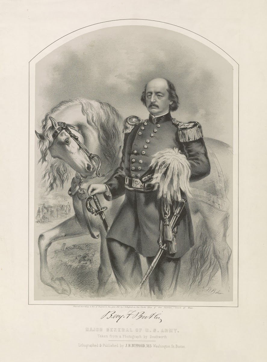 Major General of US Army  Benjamin F Butler 1861