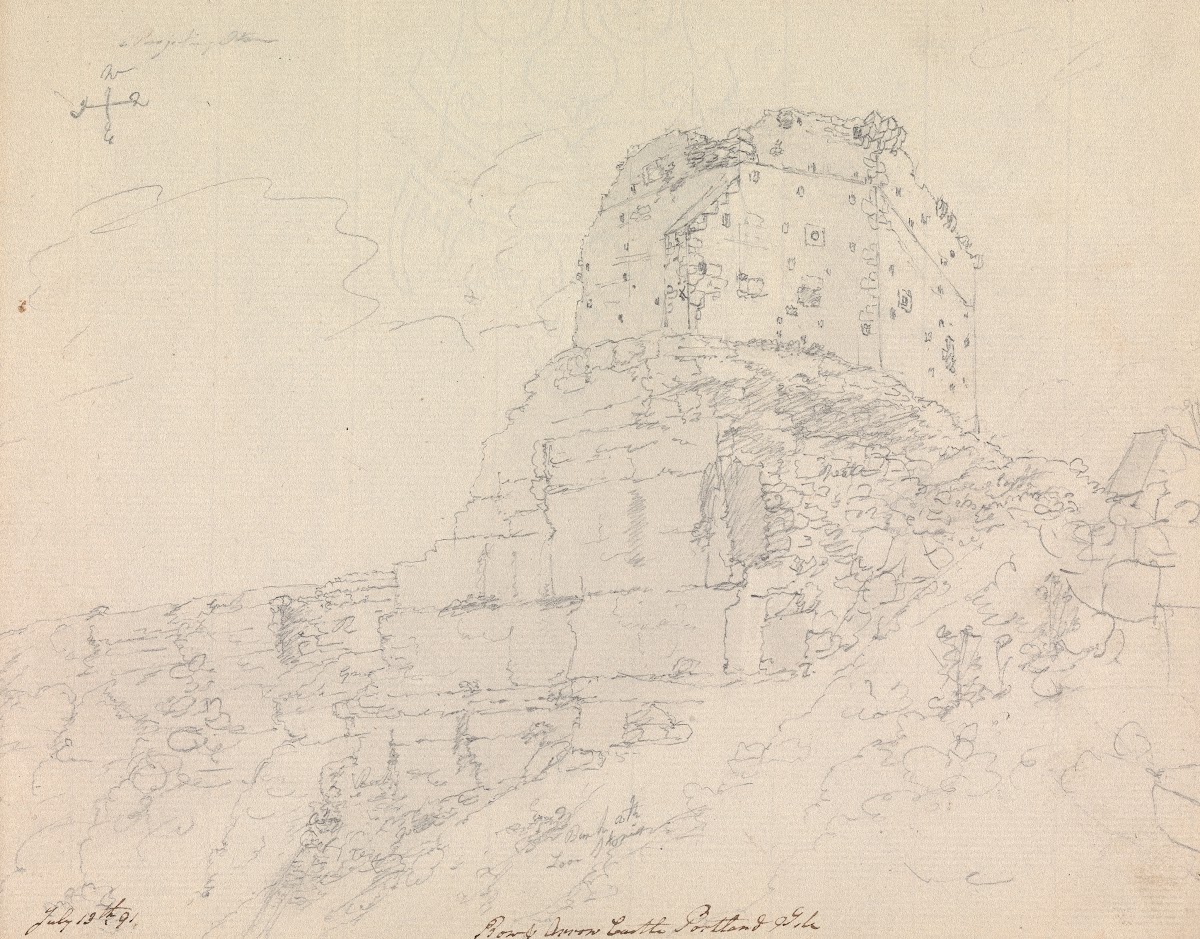 Bow  Arrow Castle Portland England 1791