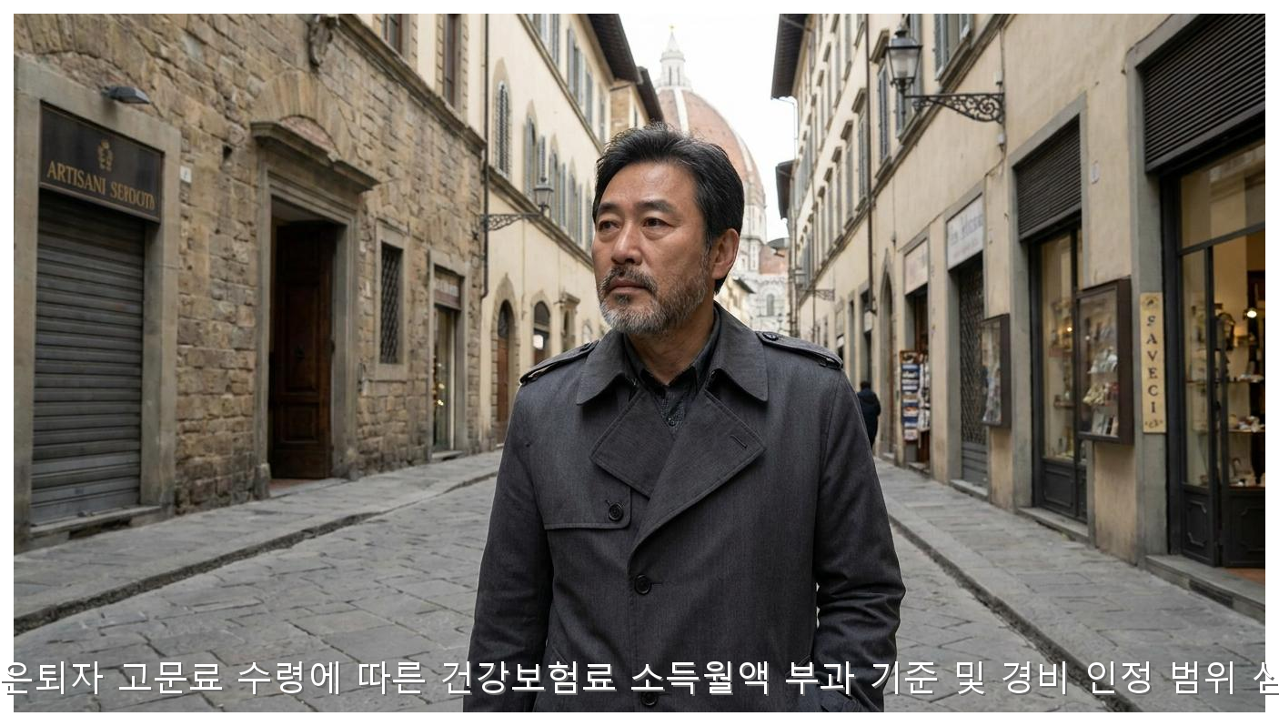 2026년 은퇴자 고문료 수령에 따른 건강보험료 소득월액 부과 기준 및 경비 인정 범위 심층 분석 핵심 안내 및 분석 인포그래픽 (4)