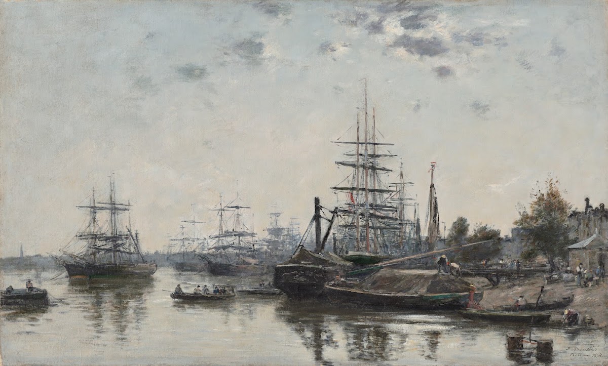 View of Bordeaux from the Quai des Chartrons 1874