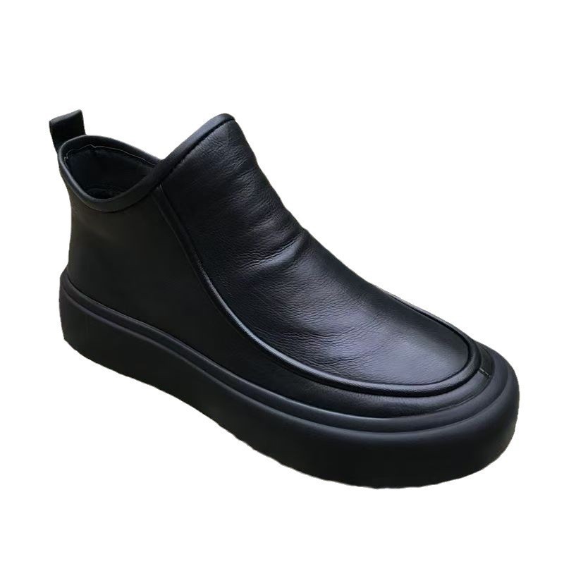 Lined Men's Chelsea Boots, Leather