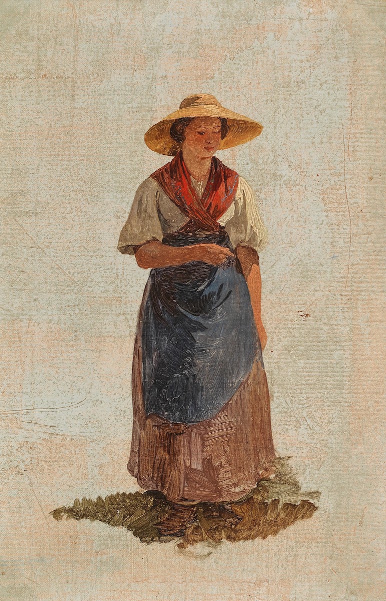 Junge Frau in Tracht