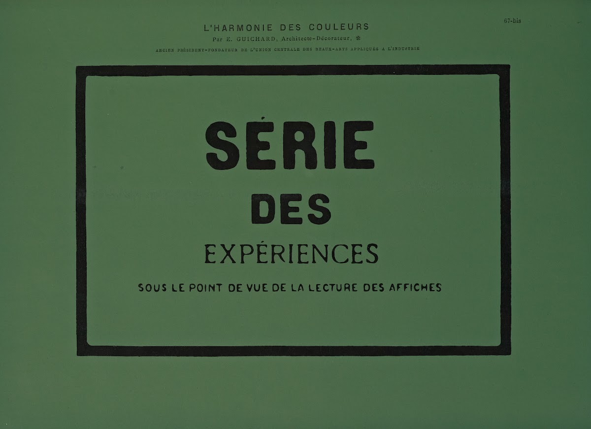 Lharmonie des couleurs  Pl133 1880