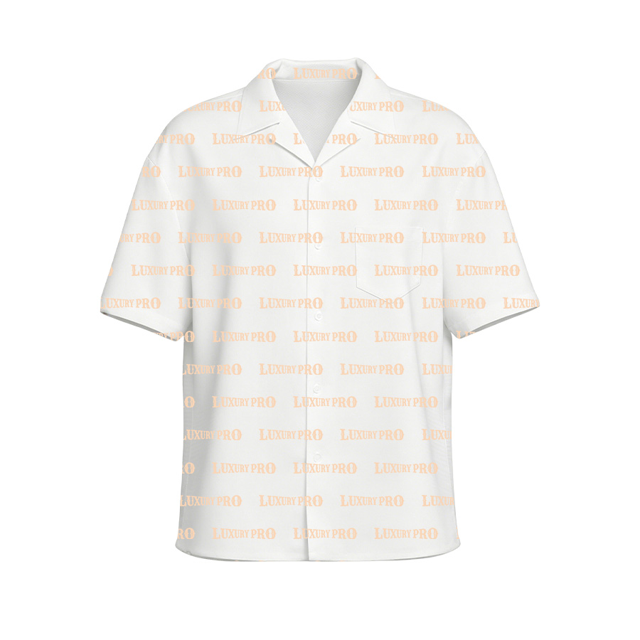 AOP YUK Camp collar shirt with pocket