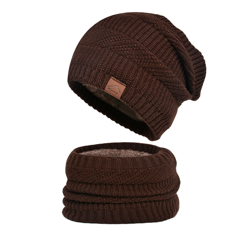 Winter-Set: Strickmütze und Schal