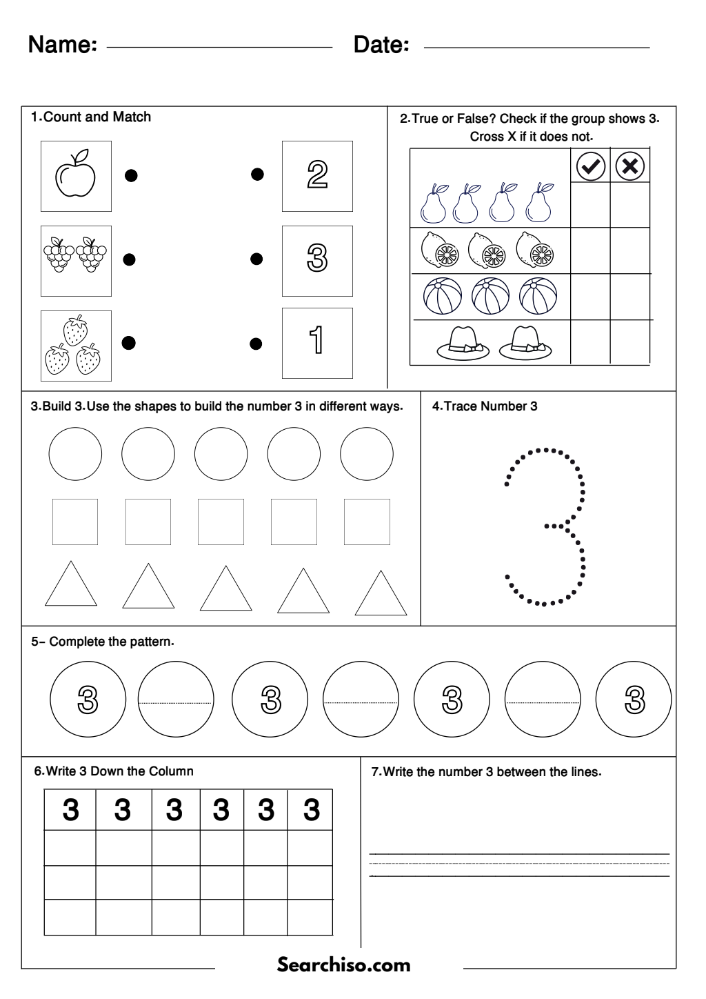 Foundations of the Number Three PDF printable