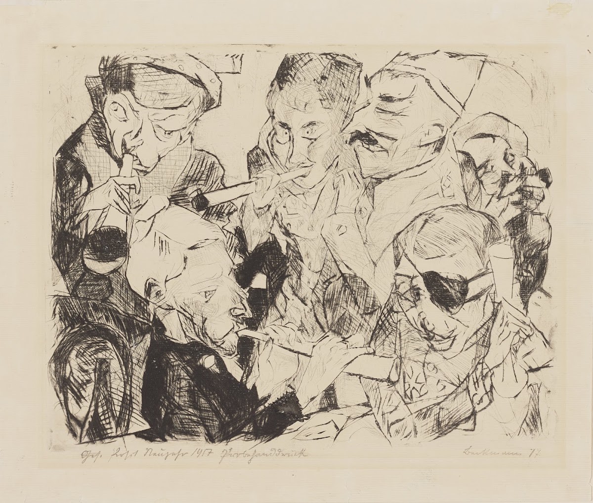 Prosit Neujahr Happy New Year 1917