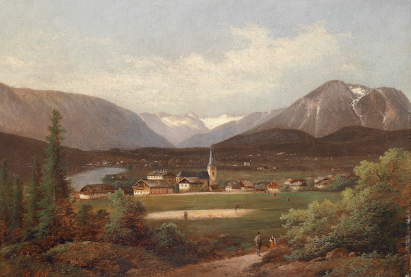 Blick über den Altausseersee 1883