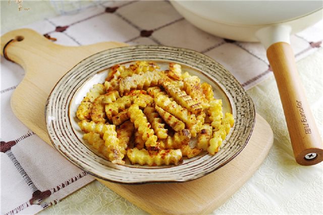 Khoai Mỡ Chiên Bùi Cay