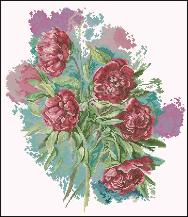 CMP 170218 Red Peonies