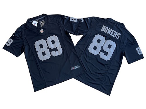 Las Vegas Raiders 89# Brock Bowers Nike Black Vapor F.U.S.E. Limited Jersey.jpeg