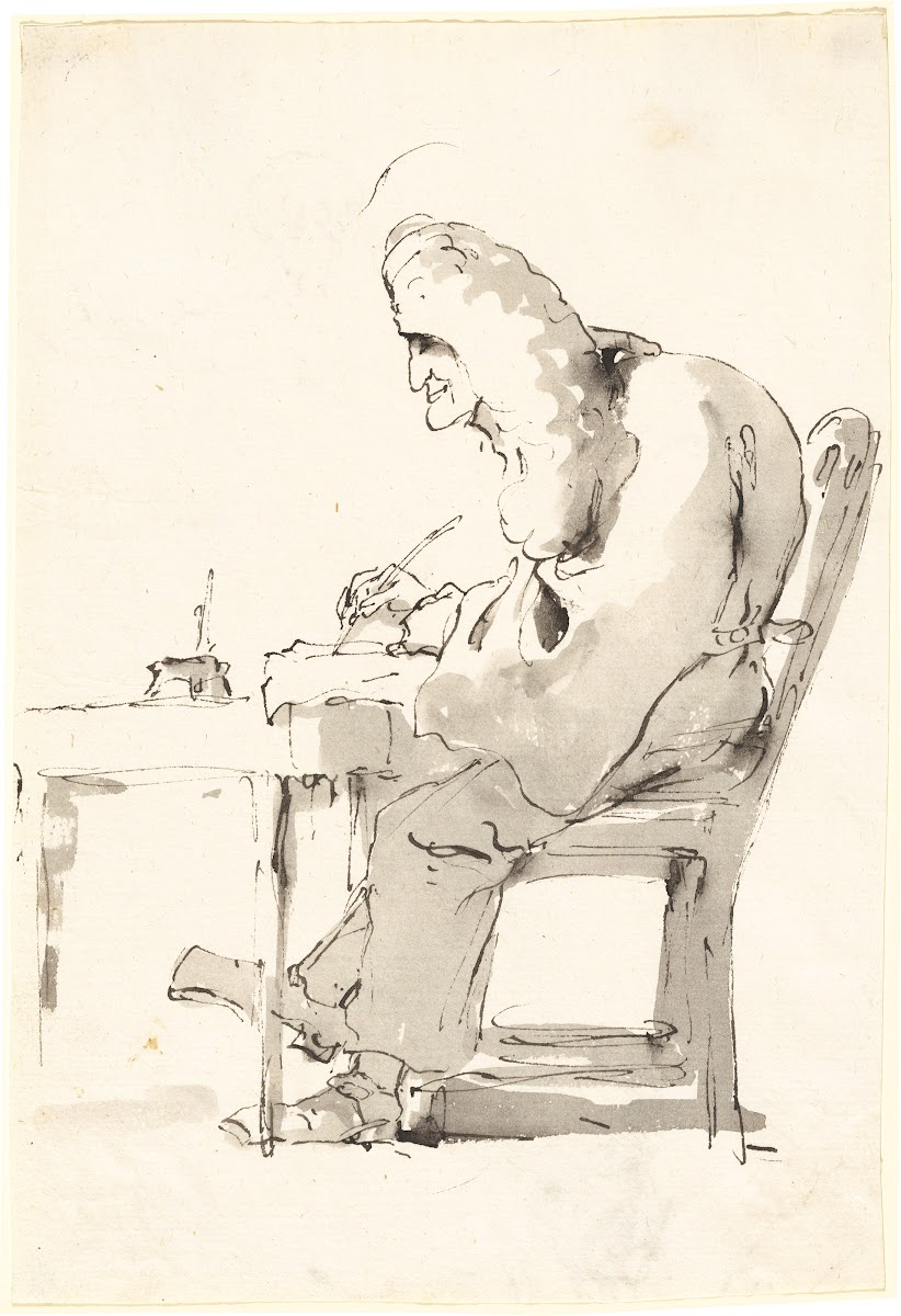 A Venetian Lawyer at His Desk 1755 1760