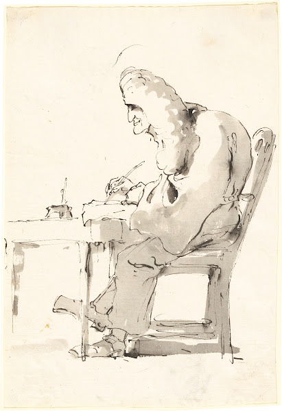 A Venetian Lawyer at His Desk 1755 1760