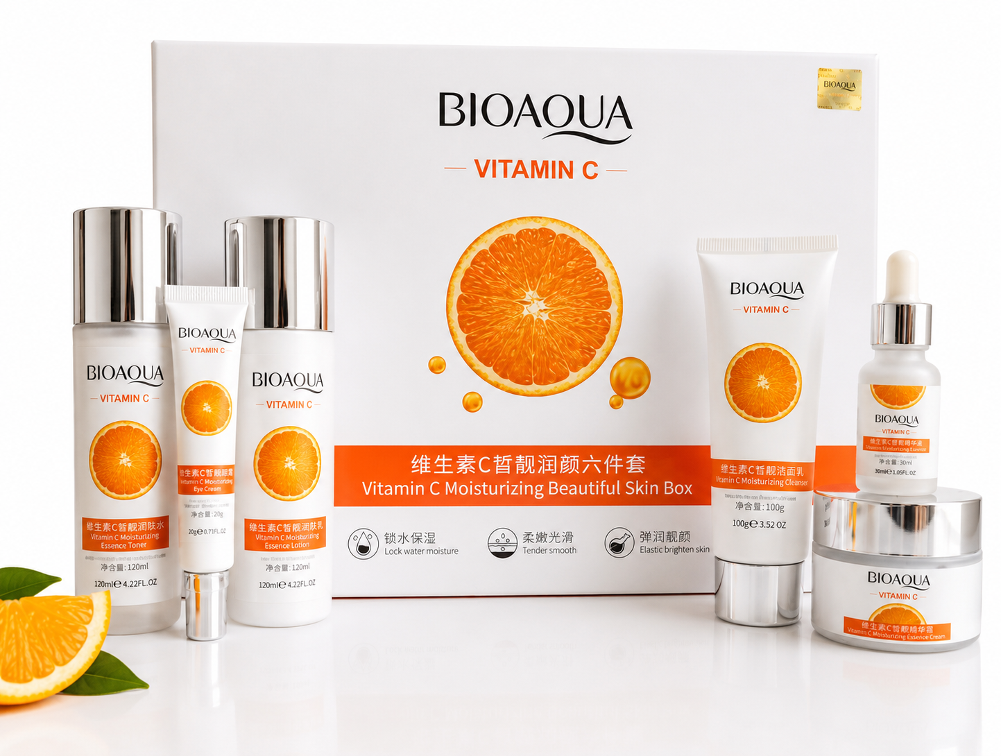 BIOAQUA Vitamin C Moisturizing Beautiful Skin Box (6 Piezas)