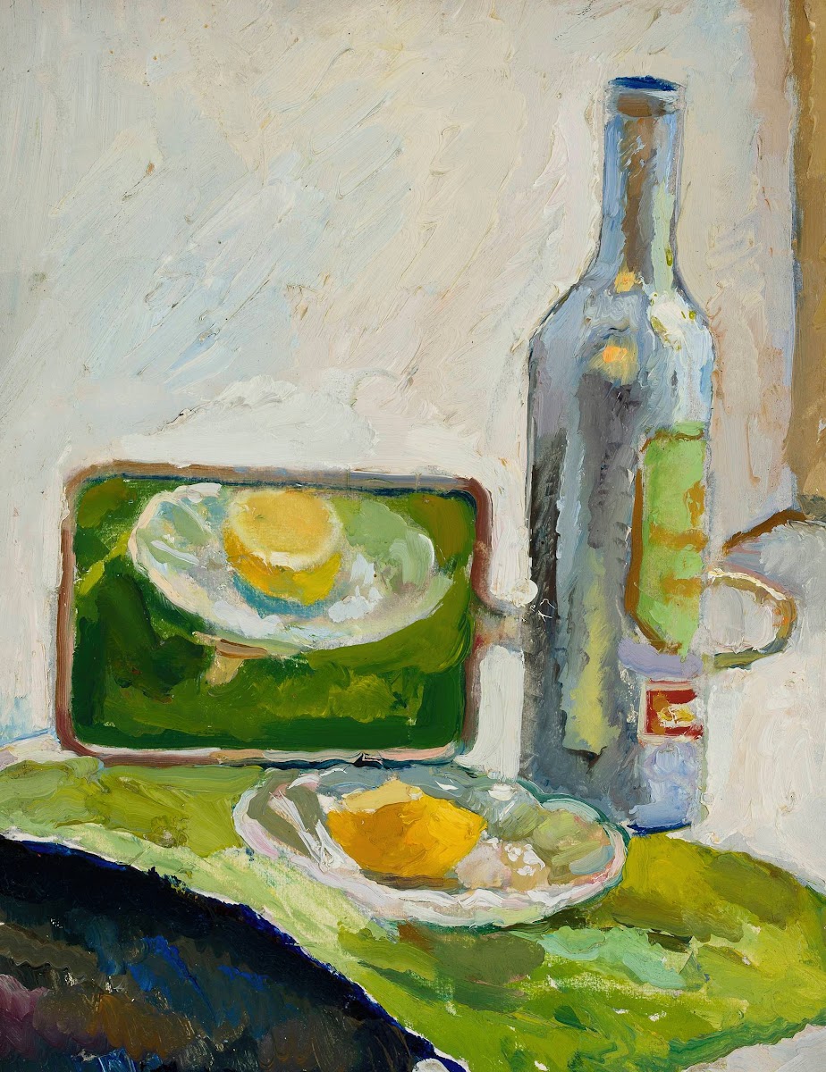 Still life with a bottle 1914 18