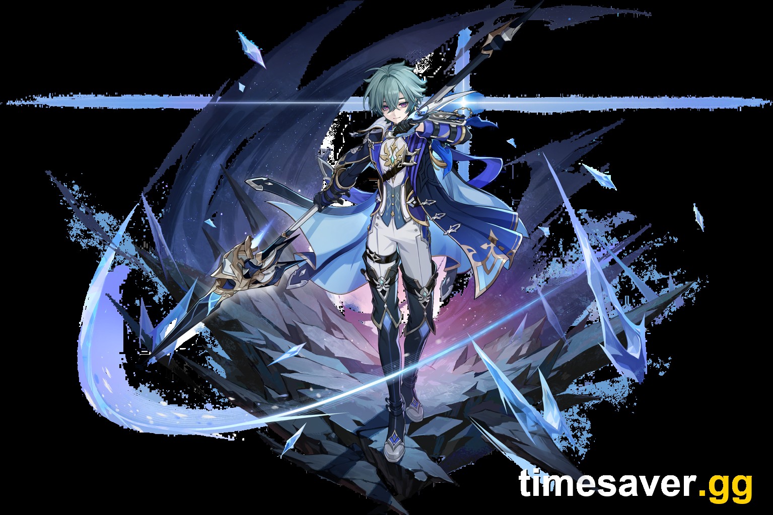 Lohen official splash art, the only Cryo character on the Hexerei roster