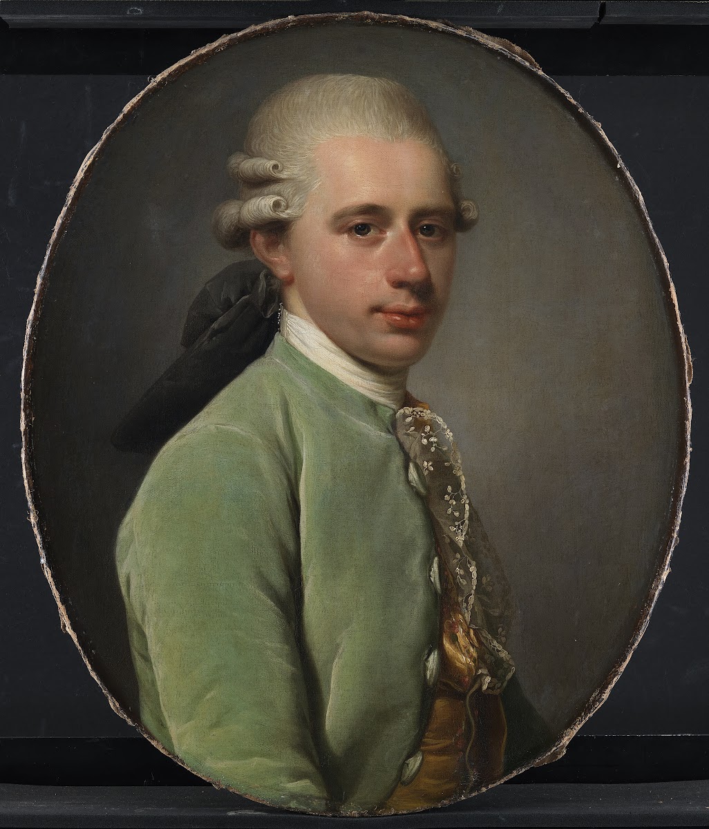 Generalpostdirektør Frederik Hauch som ung 1776