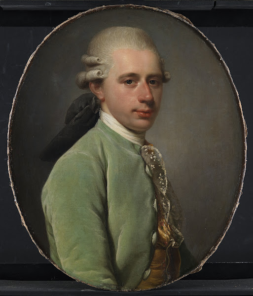 Generalpostdirektør Frederik Hauch som ung 1776