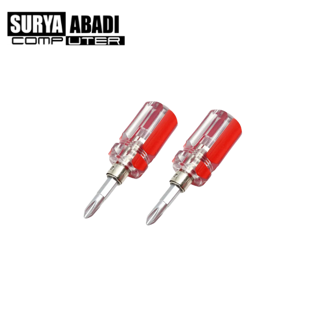 OBENG MINI 8 CM BOLAK BALIK