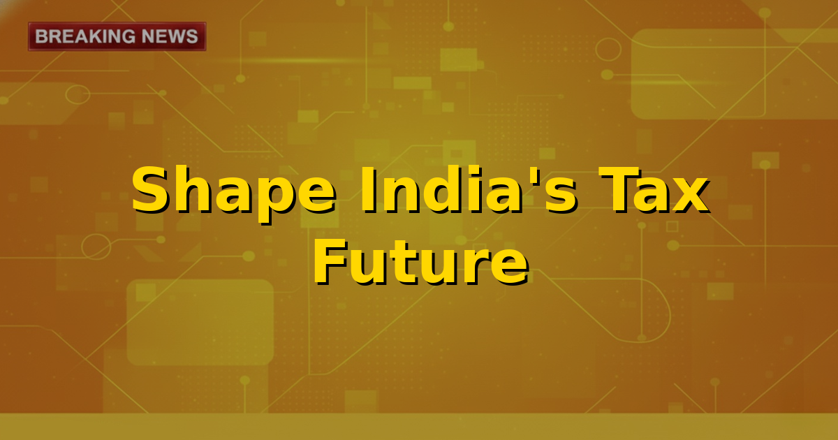 Image depicting a magnifying glass over tax documents and a speech bubble, symbolizing public suggestions on income tax rules and forms for the 2025 Act.