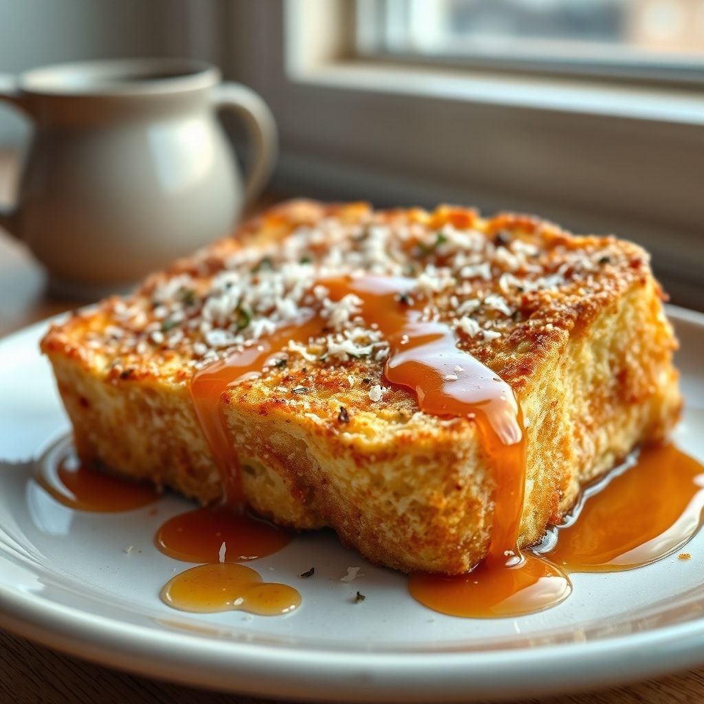 Crispy Coconut Crusted French Toast Recipe for Breakfast (Easy & Homemade) finished