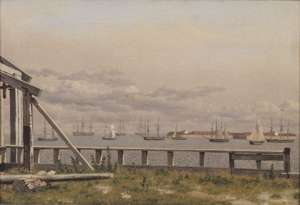 View from the Lime kilns in Copenhagen 1825
