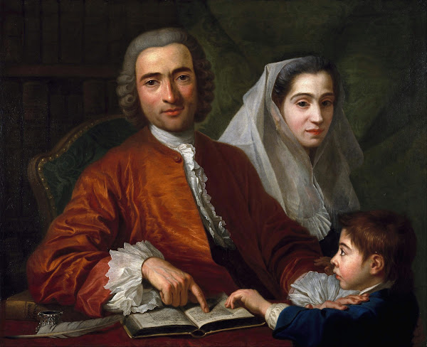 DrSavatore Bernard with His Wife and Son 1759