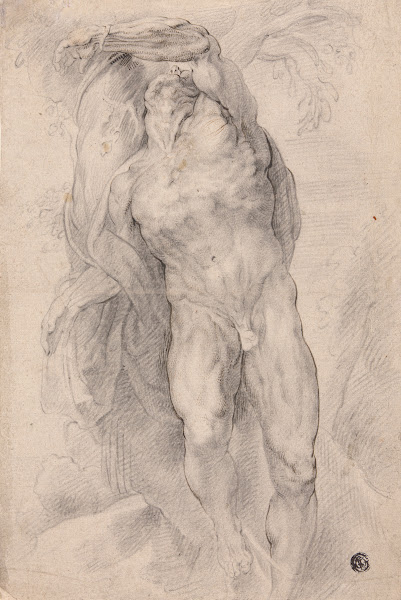 Male Nude Tied to Tree c 1620