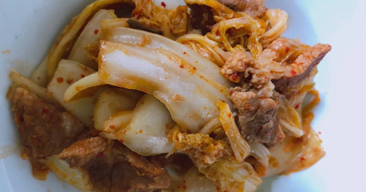 Thịt heo xào kim chi Hàn Quốc
