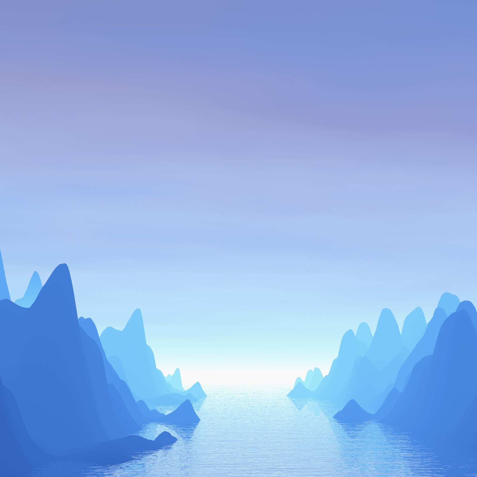 Download Mountains, Water, Blue, Abstract 4K iPhone