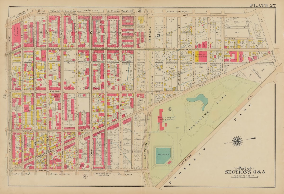 Bounded by Bedford Avenue Malbone Street Prospect Park Flatbush Avenue Eastern P