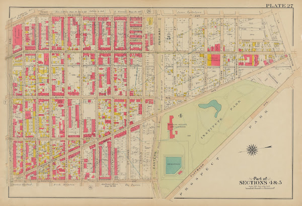 Bounded by Bedford Avenue Malbone Street Prospect Park Flatbush Avenue Eastern P