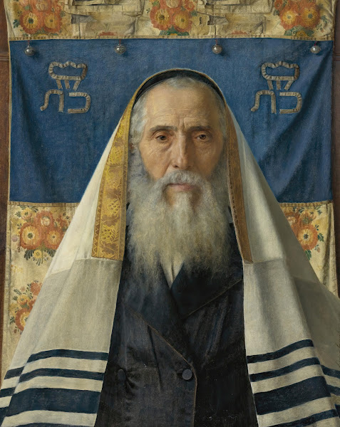 Portrait Of A Rabbi WithPrayer Shawl