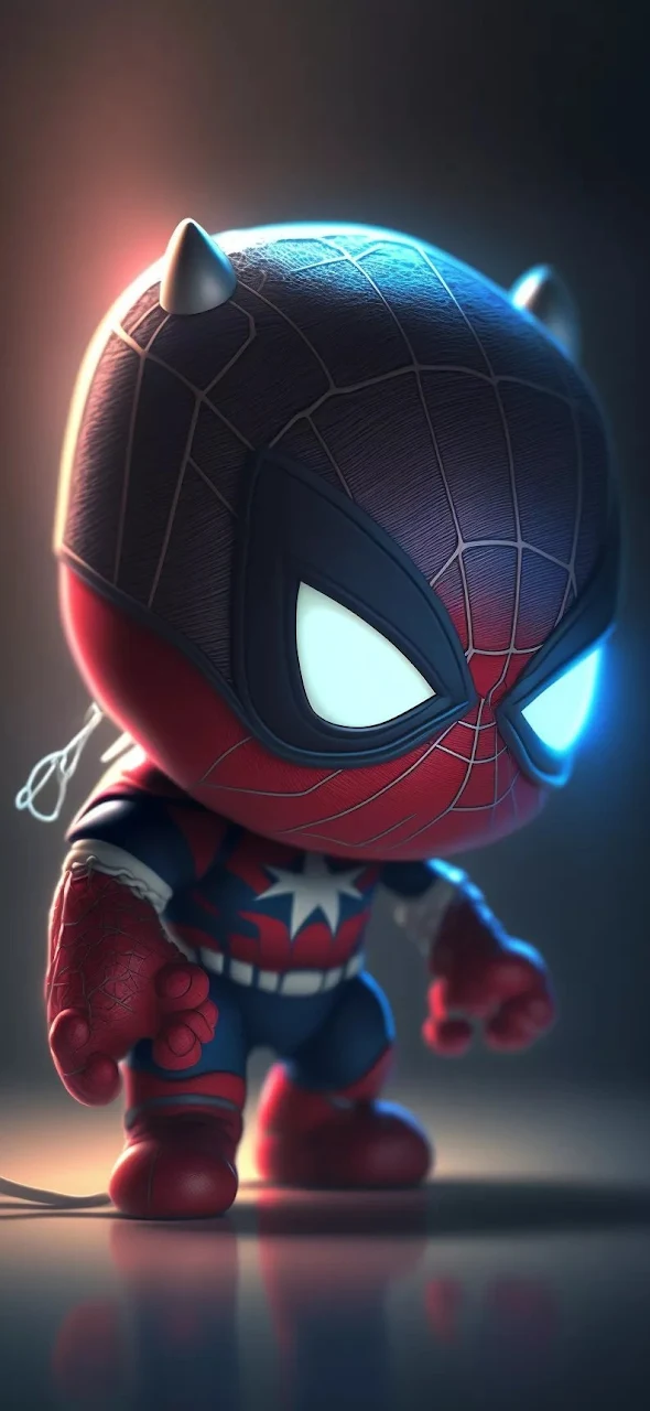 Cute Spiderman  iPhone Phone Wallpaper