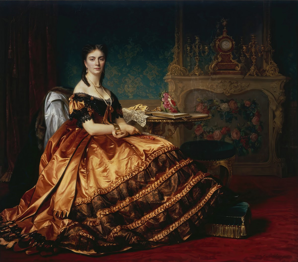 Portrait of Emilia Włodkowska 1865
