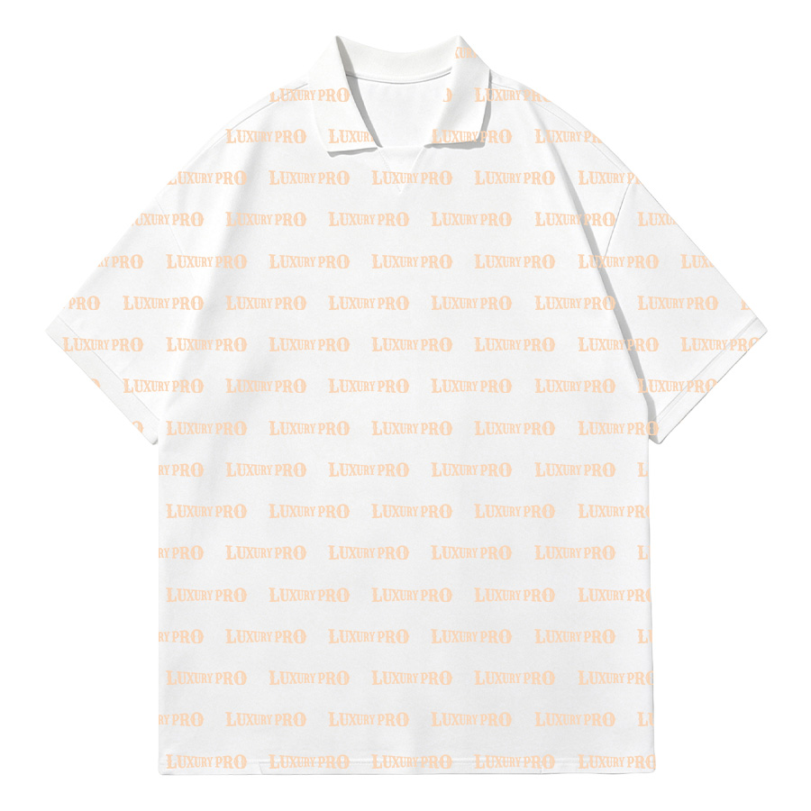 AOP Polo Collar Football Jersey