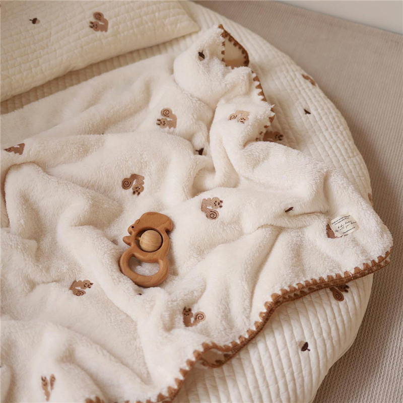 Cotton blanket for babies, 95x95 cm, cotton