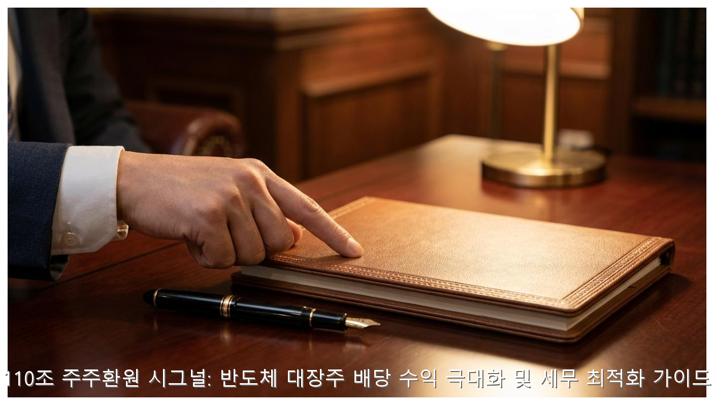 2026 반도체 110조 주주환원 및 배당 절세 전략 핵심 안내 및 분석 인포그래픽 (3)