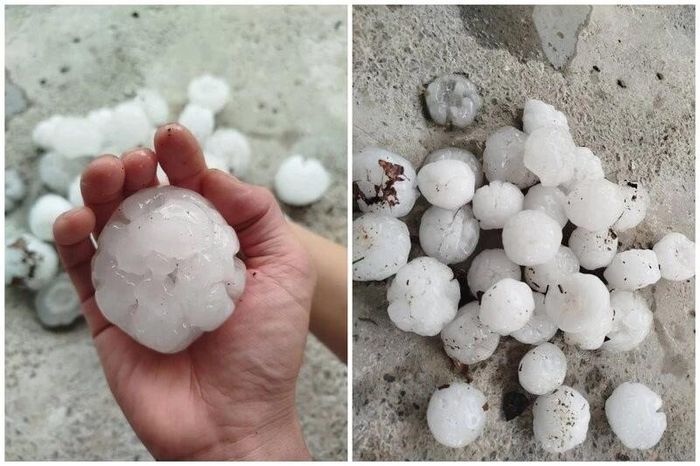 Mưa đá bất ngờ tại Hà Nội và Phú Thọ - Báo Tri thức &amp; Cuộc sống