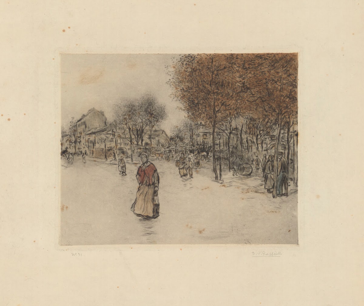 Route de la révolte à Neuilly 1905