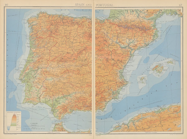 Spain and Portugal 1942