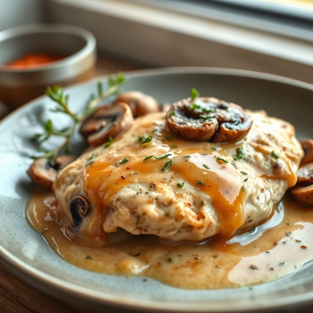 Creamy Mushroom Chicken - Easy Homemade Comfort Dinner in 40 Minutes finished