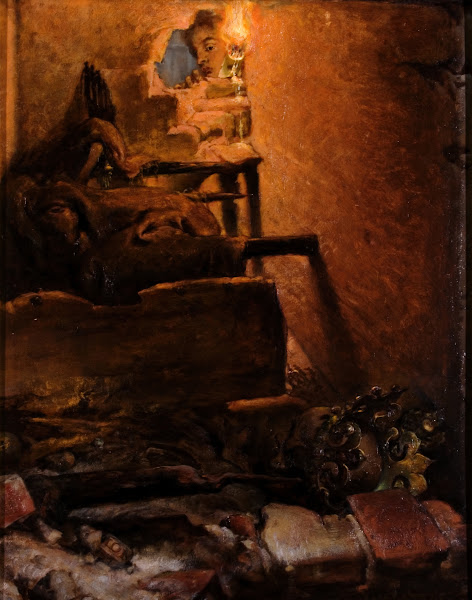 The interior of the tomb of King Kazimierz Wielki 1869