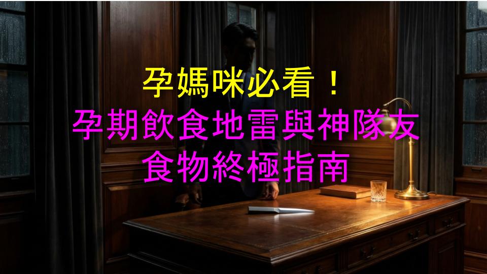 孕媽咪必看！孕期飲食地雷與神隊友食物終極指南