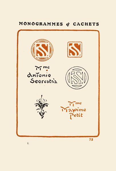 Le second livre des monogrammes marques cachets et es libris Pl73 1908